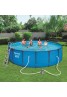 Bestway Round Frame Swimming Pool with Filter Pump, Steel Pro Max, 48 Inch Deep, 15 ft